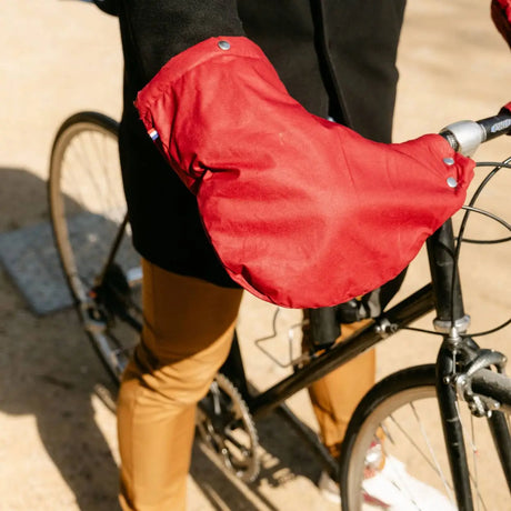 Muffs for straight handlebars (Bordeaux) - Suzon & Suzette