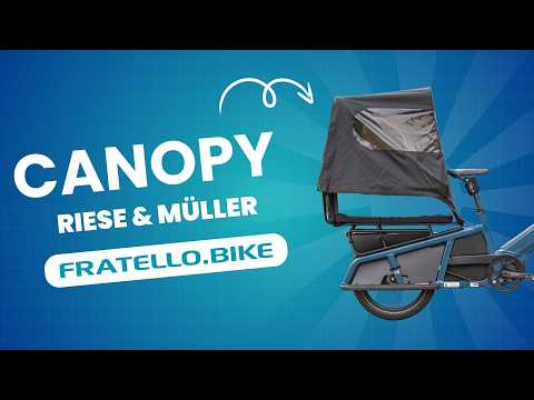 Canopy rain cover for Multicharger, Multitinker - Riese & Müller